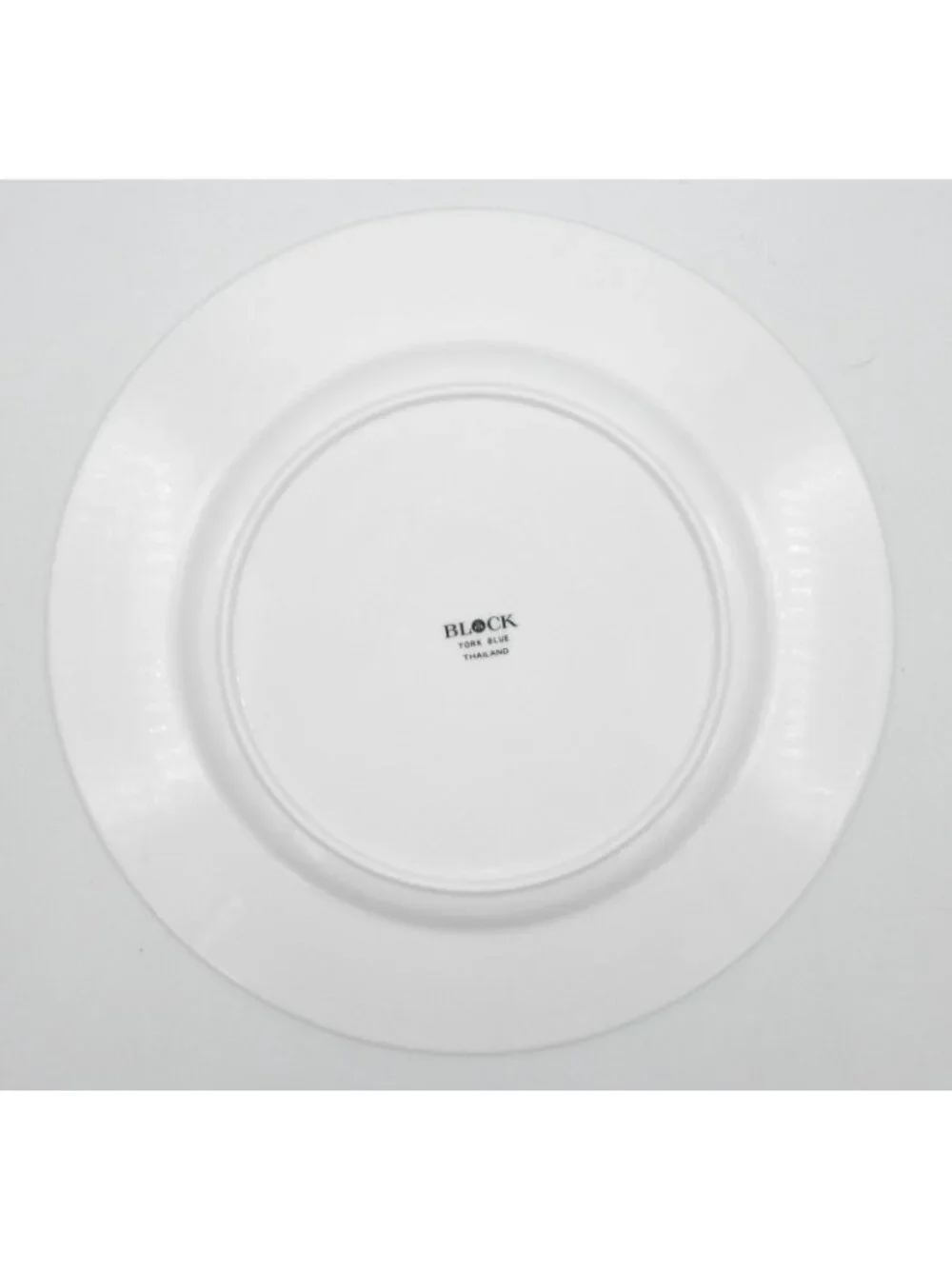 York Blue by Block Dinner Plates 10 5/8 inches Set of 4 Pattern BLOYOB